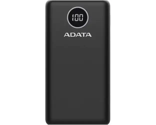 Power Bank 20000mAh Quick Charge 3.0, 3 x USB, Negru, ADATA AP20000QCD-DGT-CBK