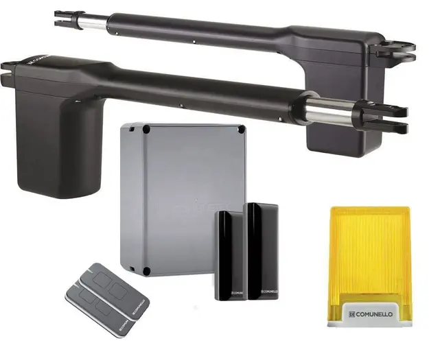 Automatizare porti batante Comunello RAM 500 230V, 2x5m, 2x500kg, placa HP, IP44, GKRM500HHB900