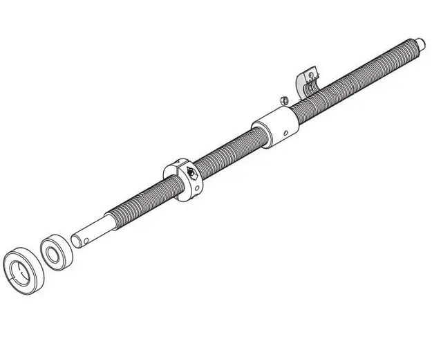 Ax melcat cu angrenaj inclus, compatibil cu automatizarea de poarta batanta Life OPTIMO5, 5RI09100000