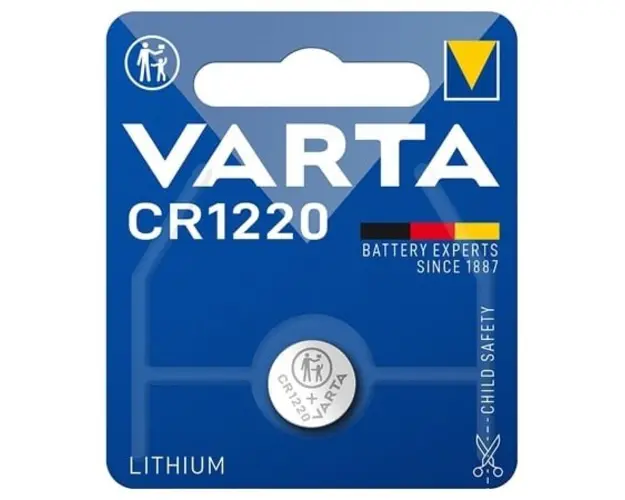 Baterie CR1220, 3V, Lithium, Varta VAR-1220