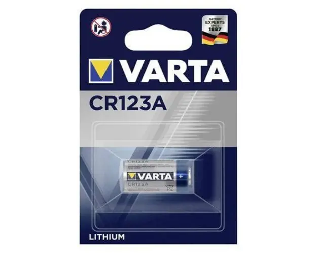 Baterie CR123A, VARTA, 3V, Lithiu, 1 Bucata