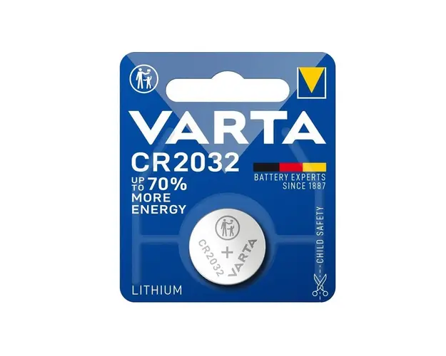 Baterie Litiu Varta CR2032-3V-1B, 3V, diametru 20mm