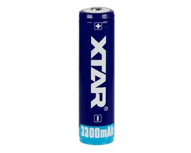 Baterie XTAR 18650 Li-ion, 3300mAh, protectie impotriva supraincarcarii, BAT-XT3300