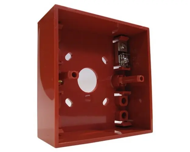 Baza pentru montaj aparent buton Morley-IAS, culoare rosie - Honeywell PS031W