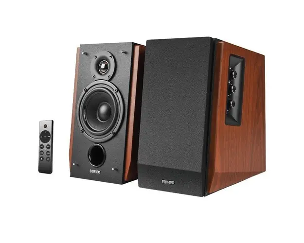 Boxe Bluetooth Edifier R1700BTS-BR, 66W, dual RCA, telecomanda, maro