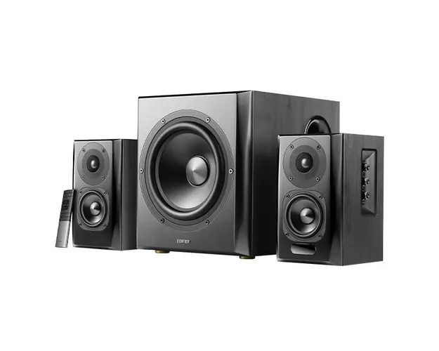Boxe cu subwoofer Edifier S351DB-BK, Bluetooth, 150W, PC, AUX, telecomanda