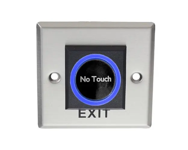 Buton de iesire fara atingere, senzor infrarosu, LED de stare, montaj incastrat, din aluminiu, Sebury NBT-006