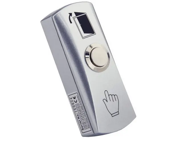 Buton de iesire aplicabil, iesire contact NO-COM, 80x30x25 mm, carcasa metalica, Z30
