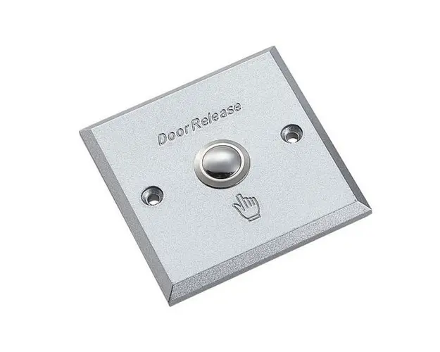 Buton de iesire cu contact de iesire de tip NO, 36V-3A, carcasa din aliaj de aluminiu, incastrabil, Sebury NBT-002