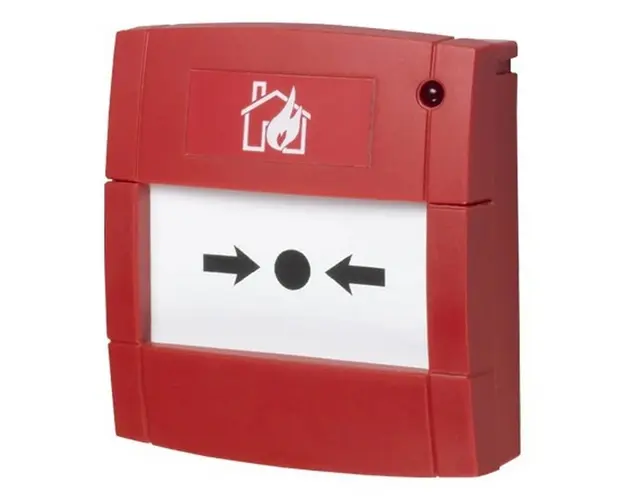 Buton de incendiu adresabil Morley-IAS, inteligent, montaj interior, ecran de protectie flexibil, cu izolator - Honeywell M5A-RP06FF-K013-41