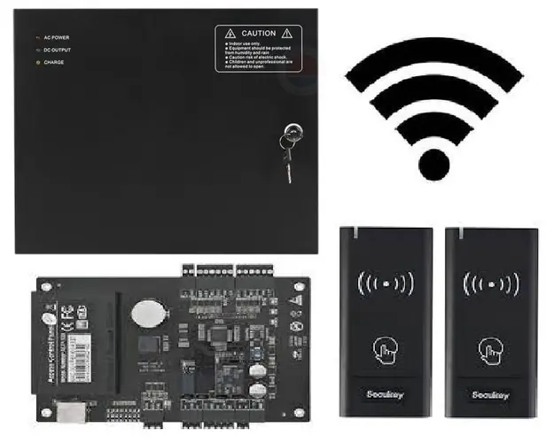 Sistem acces si de pontaj TCP/IP, 1 usa birectionala cititoare wireless ZkTeco