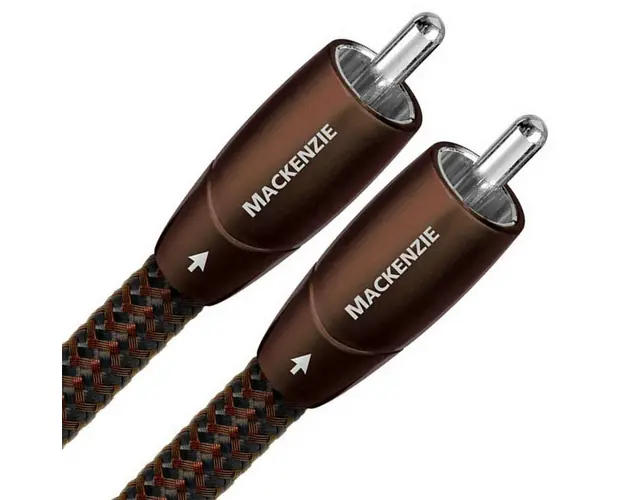 Cablu audio 2RCA-2RCA, lungime 1m, culoare maro, Audioquest Mackenzie AUDHC-AQ-MKENZIE01