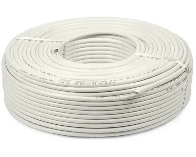 Cablu de alarma cu 8 fire, 8x0.22, folie din PVC, rola de 100m, Q5+ LYY(ST)Y / AF 8x0.22