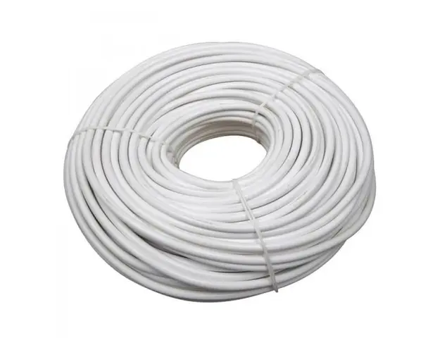 Cablu de alimentare flexibil cu fire de cupru, Myym 3x1,5 mm, ALB