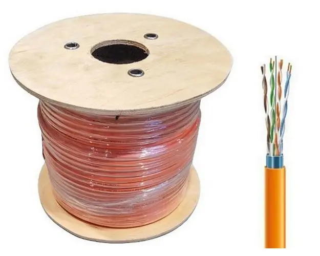 Cablu FTP CAT5e, din cupru, 4x2x24 AWG, LSZH, rola 100m, Safer ADM-FTP5E-LSZH-AWG24-100M