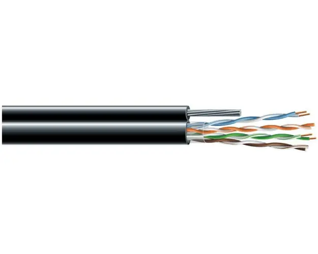 Cablu UTP CAT5E, din cupru, 4x2x24 AWG, cu sufa metalica, izolatie PE, rola 305 metri, Safer ADM-UTP5E-SUFA-305M