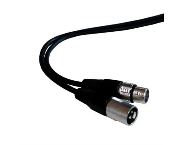 Cablu audio XLR Mama - XLR Tata, lungime 5 metri, Negru, CM5XXF
