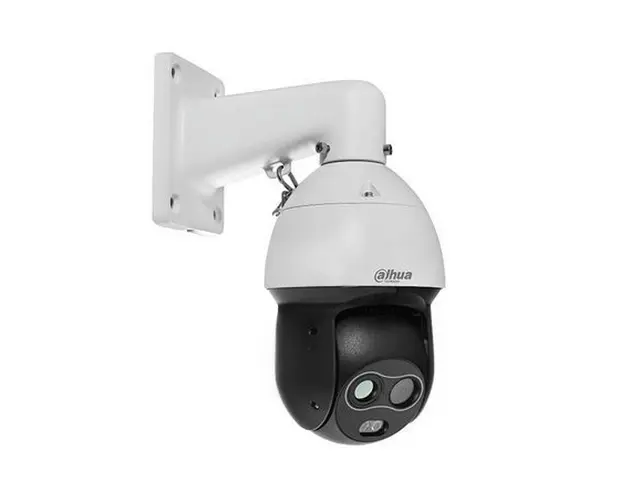 Speed Dome IP cu senzor termic si normal, 2K 4MP, lentila termica de 7mm, normala de 8mm, IR 50m, Audio, Dahua TPC-SD2241-TB7F8-S2