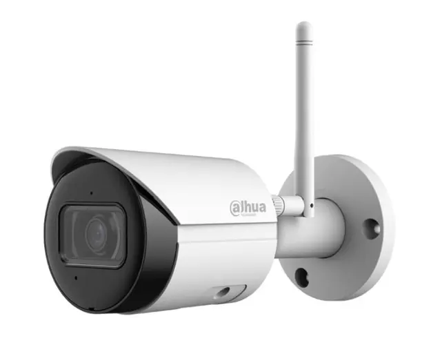 Camera de supraveghere IP Wi-Fi, Full HD 2MP, 2.8mm, IR 30m, Microfon, MicroSD, IP67, Dahua IPC-HFW1230DS-SAW-0280B