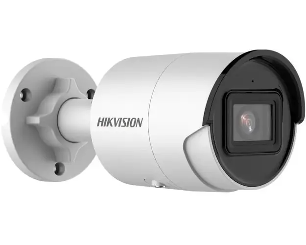 Camera IP, AcuSense DarkFighter, 4MP 2K, 2.8 mm, IR 40m, PoE, Microfon, MicroSD, Captare faciala, Hikvision DS-2CD2046G2-IU2.8(C)