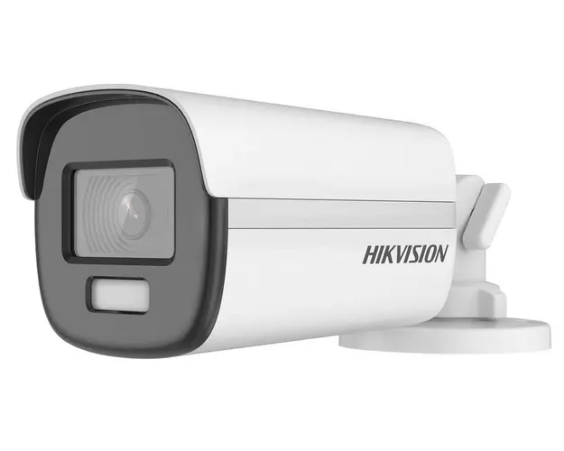 Camera de supraveghere, 8 MP 4K, ColorVu, PoC, lentila 2.8mm, LED 40m, Hikvision, DS-2CE12UF3T-E2.8
