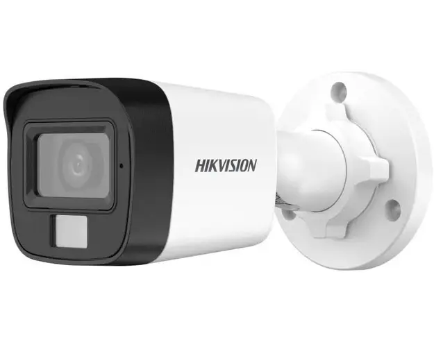 Camera de supraveghere analogica, 5MP, Lentila 3.6mm, Iluminare Duala, Microfon, IP67, Hikvision DS-2CE16K0T-LPFS(3.6mm)