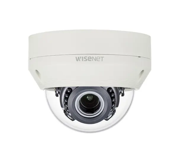 Camera de supraveghere analogica Hanwha Dome HCV-6080R, Full HD - 2MP, Varifocala 3.2 - 10mm, IR 30m, IP66, IK10