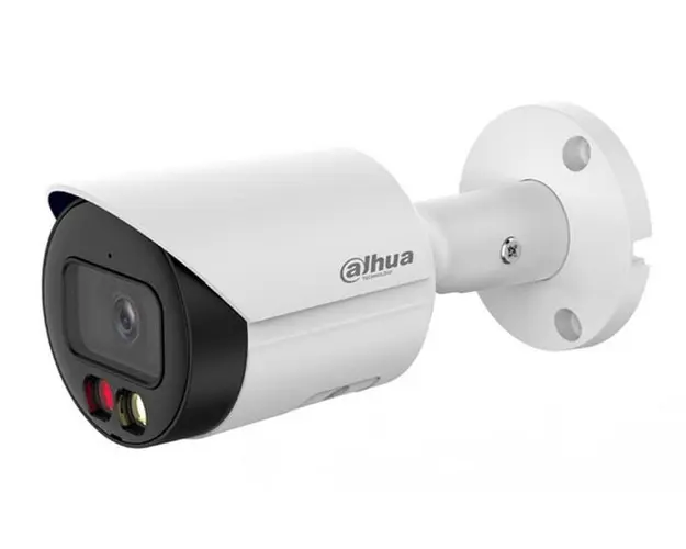Camera de supraveghere IP pentru exterior, WizSense, 8MP 4K, 2.8mm, Iluminare duala 30m, Microfon, MicroSD, PoE, Dahua IPC-HFW2849S-S-IL-0280B