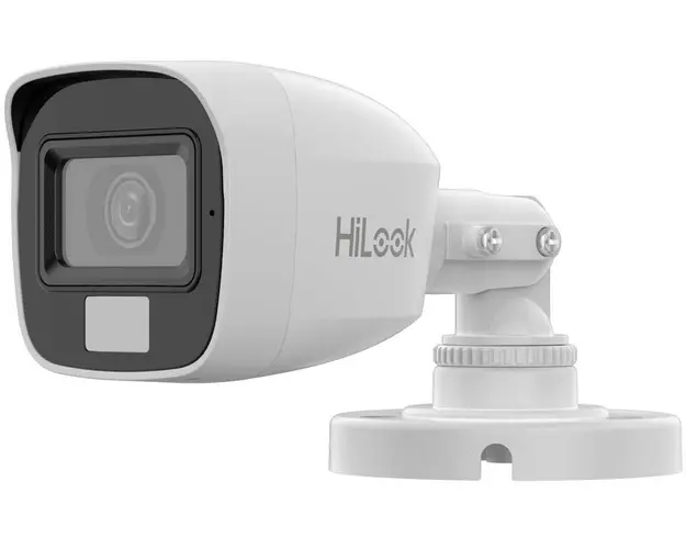 Camera de supraveghere exterior Hikvision HiLook THC-B127-LPS, HDTVI, 2MP, Iluminare Duala 20m, Microfon, IP66