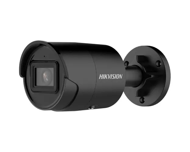 Camera de supraveghere IP, 6 MP, IR 40 m, 2.8 mm, PoE, microfon, Hikvision, Neagra, DS-2CD2063G2-IU 