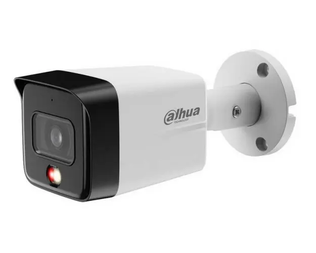Camera de supraveghere IP Bullet, 8MP 4K, Iluminare Duala 30m, PoE, Microfon, IP67, Dahua IPC-HFW1839TC-A-IL-0280B-S6