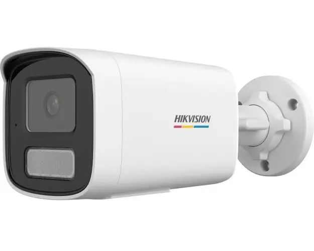 Camera de supraveghere IP Bullet, Hikvision DS-2CD1T47G2H-LIU(4mm), Iluminare Smart Hibryd 50m, 4mm, Microfon, PoE, IP67