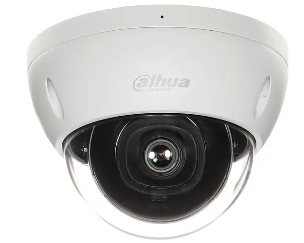 Camera de supraveghere IP dome, 5 MP, IR 30 m, 2.8 mm, WizSense, PoE, microfon incorporat, Dahua, IPC-HDBW2541E-S-0280B