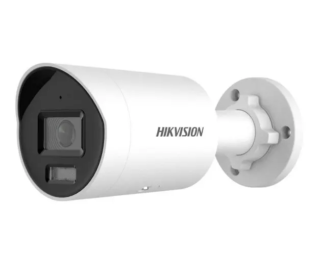 Camera de supraveghere IP Hikvision, AcuSense, Darkfighter, 2MP FULL HD, IR 40m, Microfon, PoE, IP67, DS-2CD2026G2-IU(D)