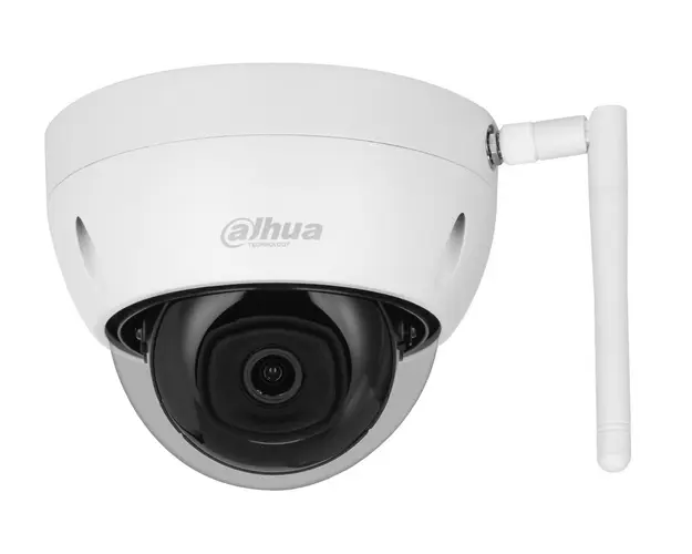 Camera de supraveghere IP Wi-Fi dome, 2 MP, IR 30 m, 2.8 mm, slot card MicroSD, Dahua, IPC-HDBW1230DE-SW-0280B