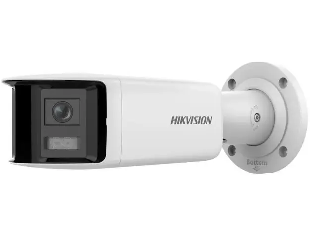 Camera de supraveghere panoramica Hikvision, ColorVu, 6MP, Alarma acustica si vizuala, MicroSD, PoE, DS-2CD2T67G2P-LSU/SL(2.8mm)(C)