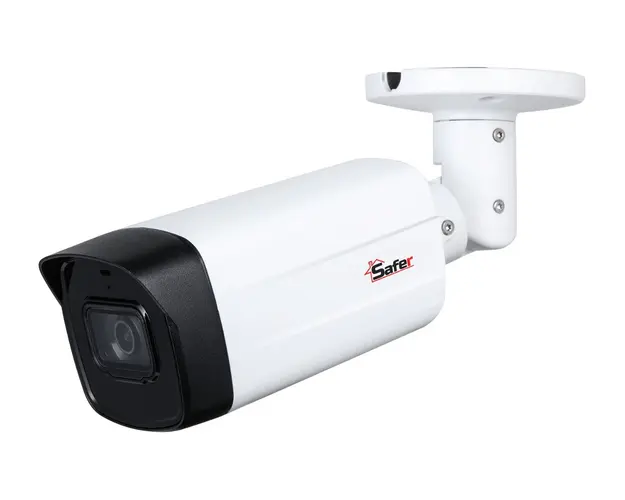 Camera de supraveghere pentru exterior HDCVI, Full HD 2MP, 3.6mm, IR 80m, Microfon, IP67, Safer SAF-BM2MP80F36TH-A