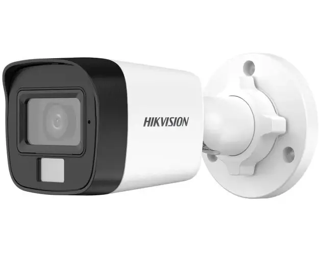 Camera de supraveghere TurboHD, 2MP, Lentila 2.8mm, Iluminare Duala, Microfon, IP67, Hikvision DS-2CE16D0T-LPFS(2.8mm)
