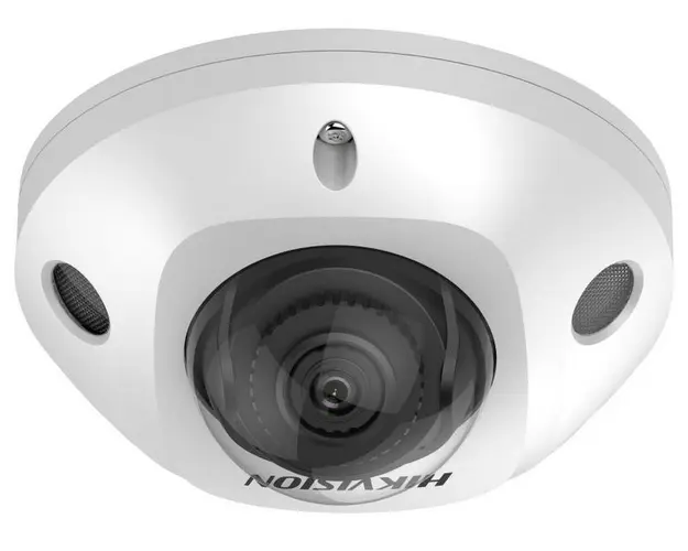Camera de supraveghere video IP Dome Hikvision DS-2CD2546G2-IS(2.8mm)(C), DarkFighter, 4MP, 2.8mm, Microfon, Acusense