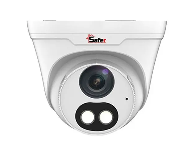 Camera supraveghere IP, 2MP, Full Color LED si IR, 2.8mm, PoE, Microfon si difuzor, MicroSD, IP67, Safer SAF-IPCDM2MP30-LED28