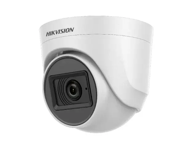Camera Dome cu microfon, Turbo HD, 2MP Full HD Hikvision DS-2CE76D0T-ITPFS(2.8MM)C, IR 20m cu EXIR 2.0
