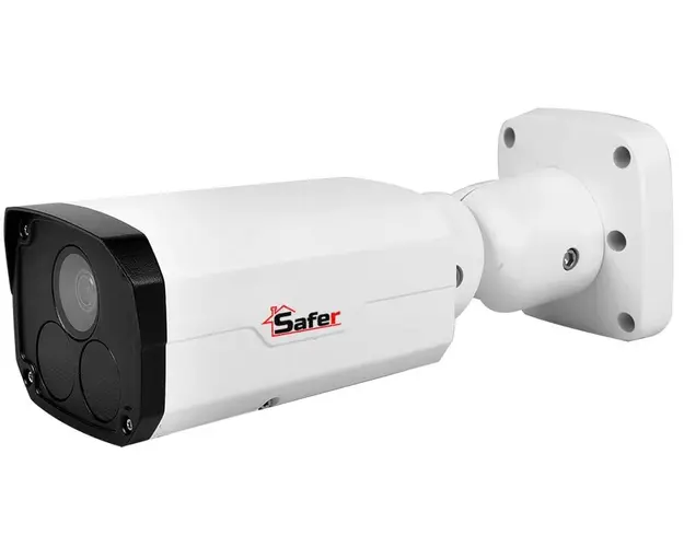 Camera IP 2 MP, STARLIGHT, IR 60 M, lentila 4mm, IP 67, IK10, DORI, PoE, metal, SAFER, SAF-IPCBM2MP60-4ST