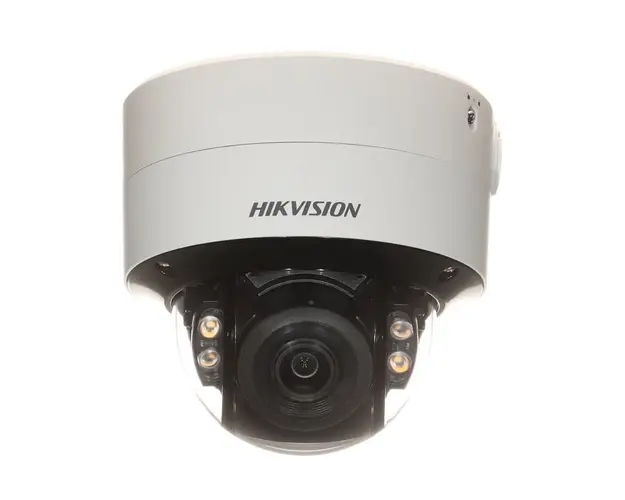 Camera IP 4MP ColorVU, LED 40m, lentila varifocala motorizata 2.8-12mm, Hikvision DS-2CD2747G2T-LZS