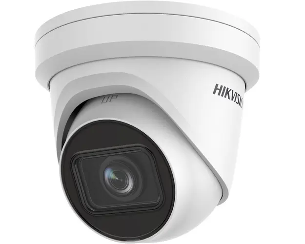 Camera IP Dome cu lentila varifocala 2.8-12 mm, 4MP 2K, AcuSense, IR40m, IP67, IK10, Hikvision DS-2CD2H43G2-IZS
