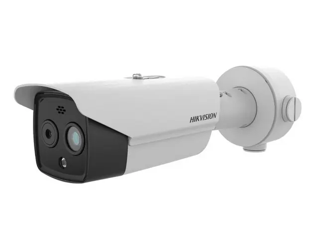 Camera IP hibrida cu termoviziune Hikvision DS-2TD2628-10/QA, lentila termica 9.7mm si optica 8mm, 4MP, Functii AI, PoE, IP67