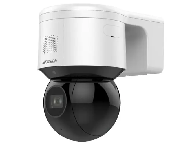 Camera IP PTZ WiFi, DarkFighter, 4MP, zoom optic 4x, 2.8-12mm, Microfon si difuzor, Alarma, Duala, PoE, IP66, Hikvision DS-2DE3A404IWG-E/W