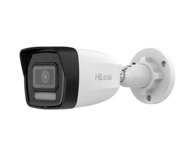 Camera supraveghere IP Hikvision HiLook IPC-B120HA-LU, 2MP, Iluminare duala 30m, 2.8mm, Microfon, IP67