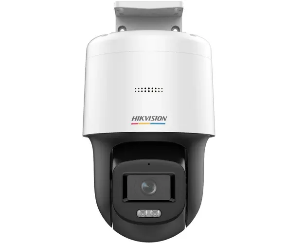 Camera de supraveghere IP Hikvision PT, Full HD, ColorVu, 2.8mm, LED alb 30m, Microfon si difuzor, MicroSD, PoE, IP66, DS-2DE2C200SCG-E(F0)