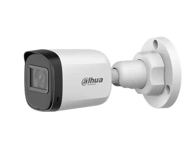 Camera supraveghere exterior HDCVI Dahua HAC-B1A21-U-0360B, FULL HD 2MP, Smart IR 30m, lentila 3.6m, IP67