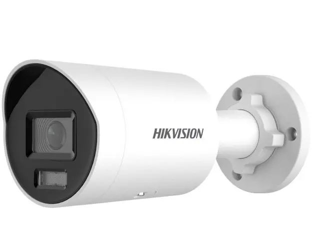 Camera supraveghere exterior IP Hikvision DS-2CD2087G2H-LIU(EF), ColorVu, Smart Hybrid Light, 8MP, 2.8mm, Microfon, PoE, IP67, slot microSD